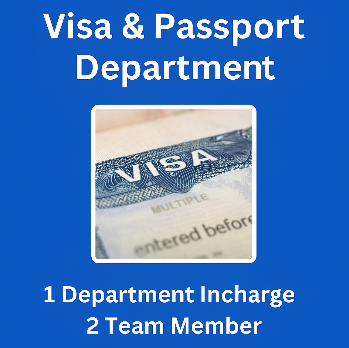 Visa & Passport Department
